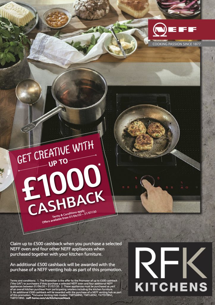 Get creative with up to £1000 Cashback