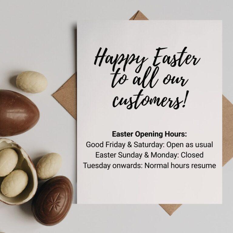 Easter schedule