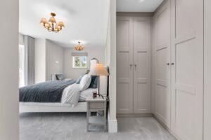 Green & Neutral In-Frame Kitchen in Lower Broadheath