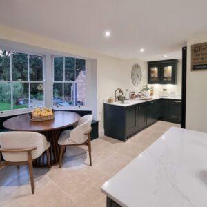 Dark Green In-Frame Kitchen in Clifton