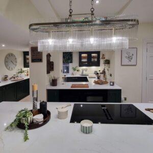 Dark Green In-Frame Kitchen in Clifton