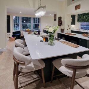 Dark Green In-Frame Kitchen in Clifton