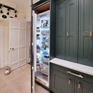 Dark Green In-Frame Kitchen in Clifton