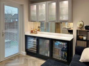 Sand Modern Kitchen in Rugby