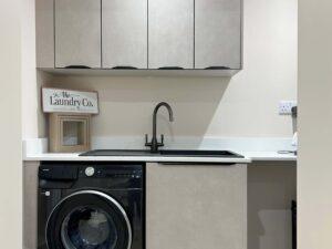 Sand Modern Kitchen in Rugby