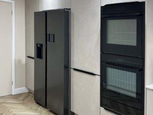 Sand Modern Kitchen in Rugby